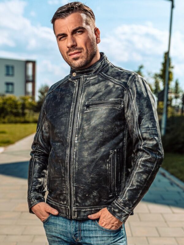 Aceon Leather Jacket - Image 5