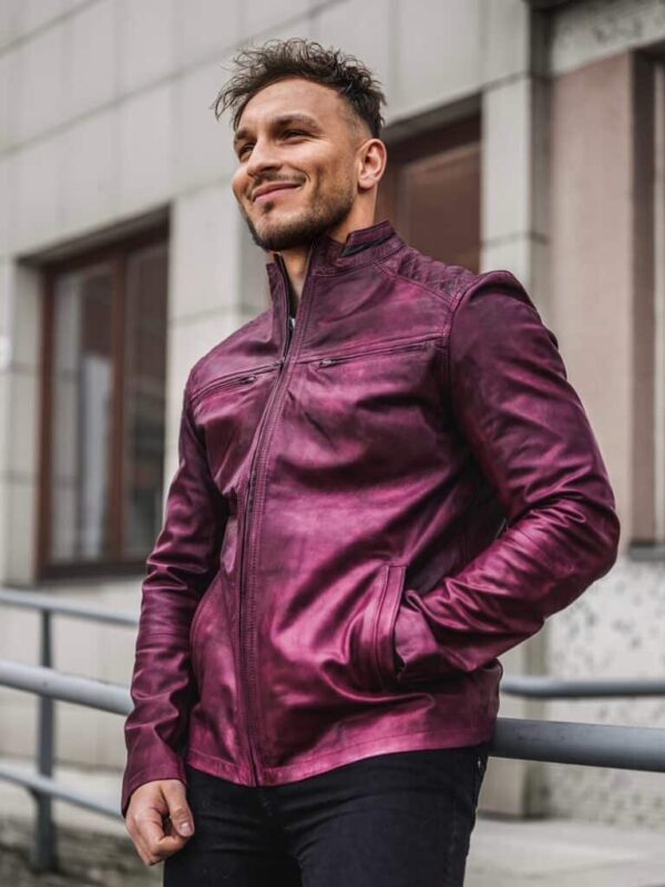 Dane Leather Jacket - Image 2