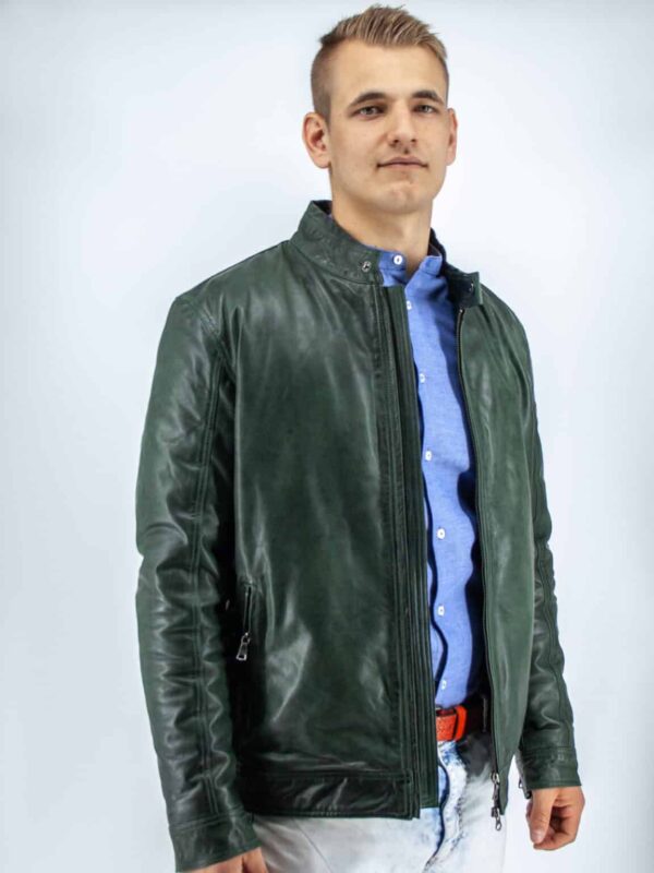 Aceon Leather Jacket - Image 7