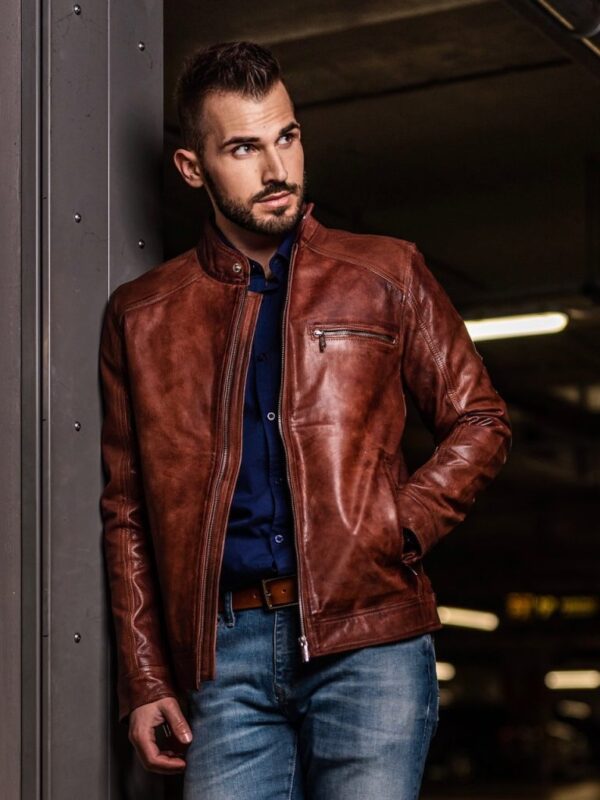Aceon Leather Jacket - Image 10