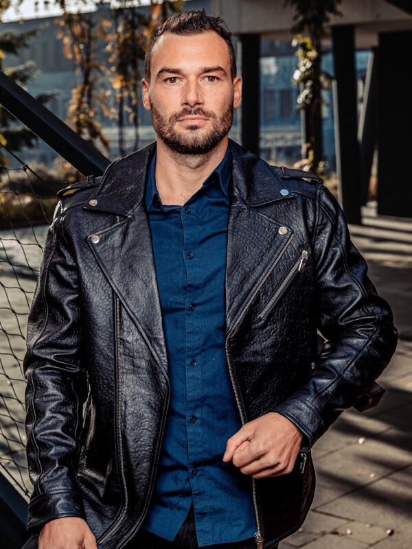 Knoxx Regal Leather Casual Biker Jacket - Image 2